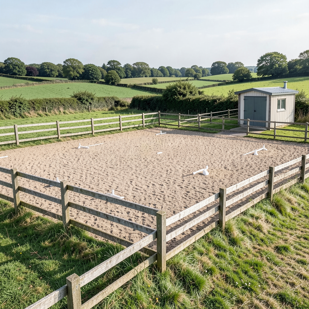 Newport council approves 40m by 20m equestrian arena at Llandevaud